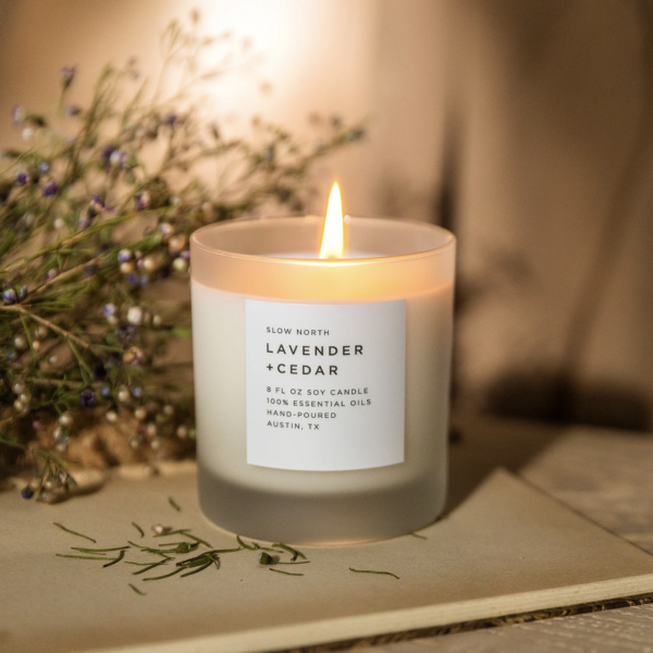 Slow North: Soy Candles with 100% Pure Essential Oils (Phthalate-Free) - Image 2